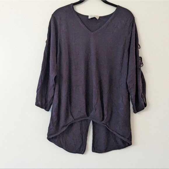 Lola & Sophie Sweaters - Lola & Sophie Silk and Cashmere sweater with tie sleeves